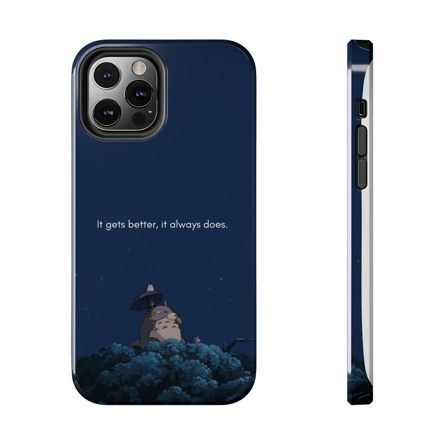 Motivational Tough Phone Cases, Anime-inspired Phone Case, Unique Gift for Friends, Phone Accessory, Encouraging Quote
