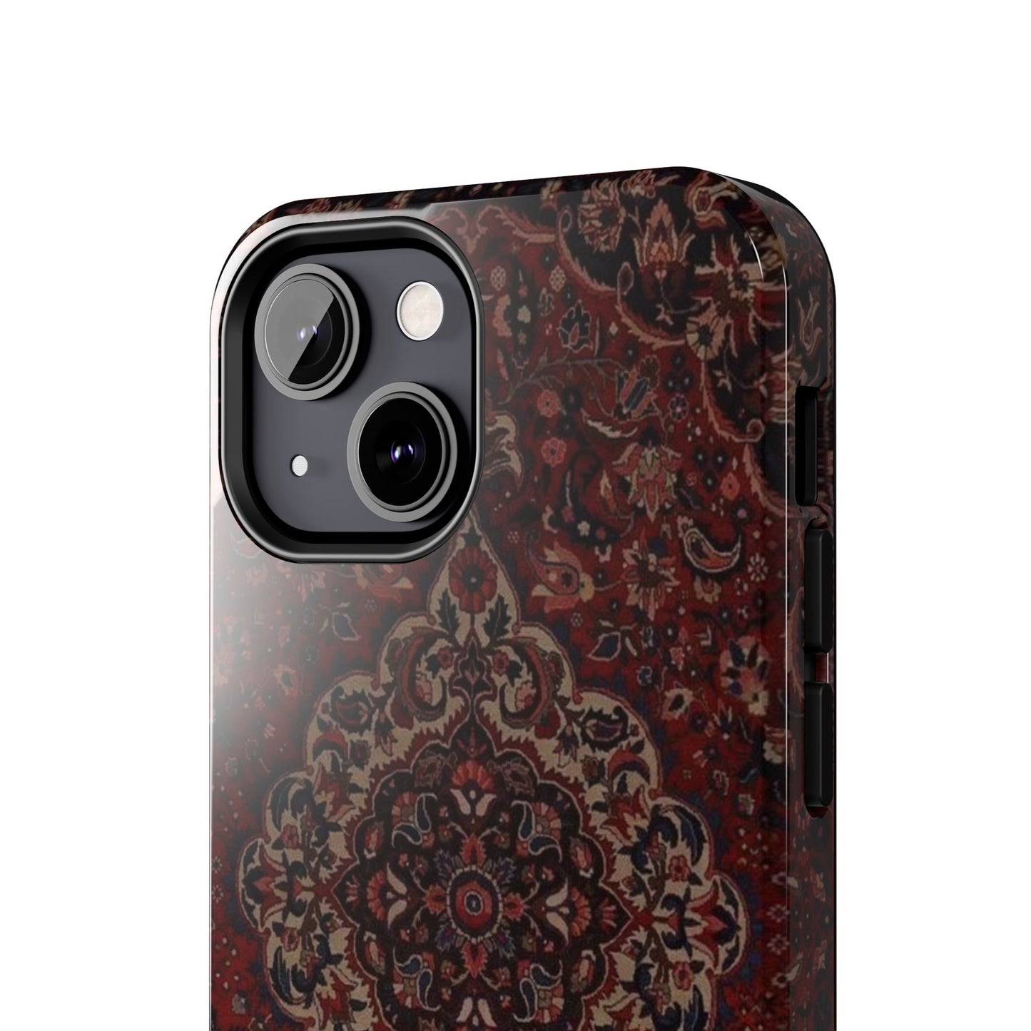 Bohemian Rug Pattern Tough Phone Case, Boho Chic Accessory, Stylish Phone Protection, Unique Gift Idea, Trendy Tech Gear