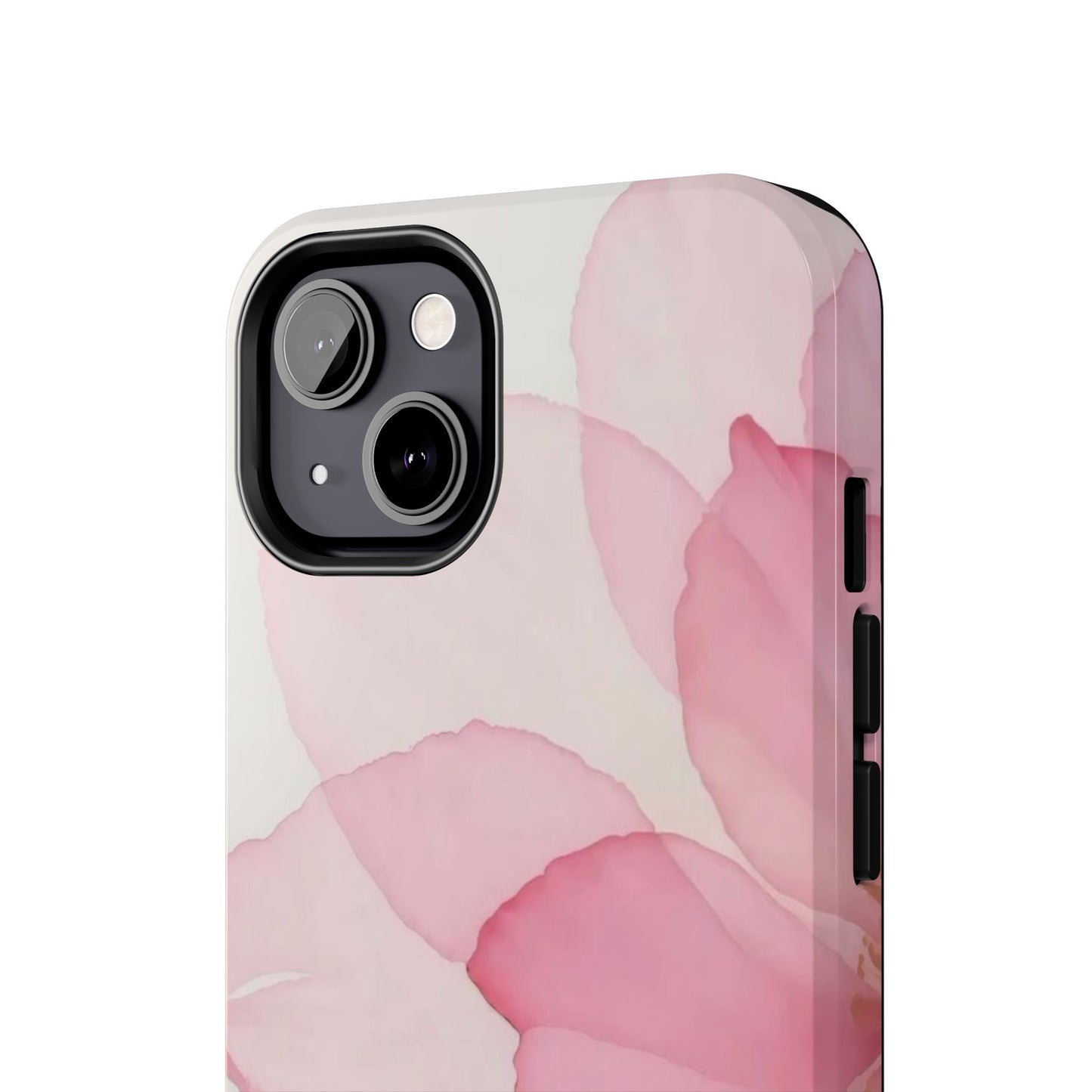 Floral Tough Phone Cases, Durable Phone Cover, Pink Flower Design, Gift for Her, Elegant Phone Accessory, Protect Your Phone