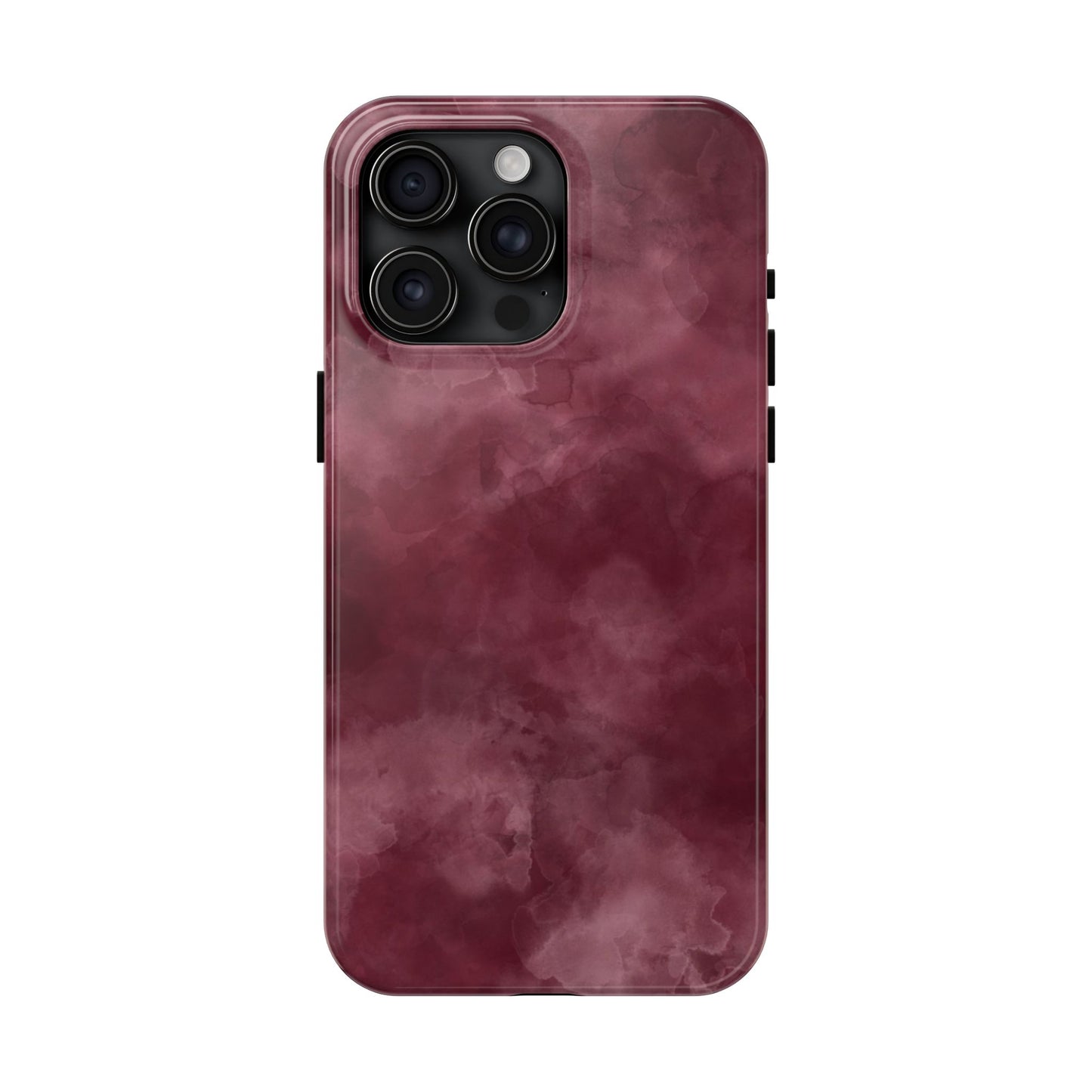 Elegant Burgundy Tough Phone Cases, Stylish Phone Cover, Durable Phone Protector, Unique Gift, Trendy Tech Accessories