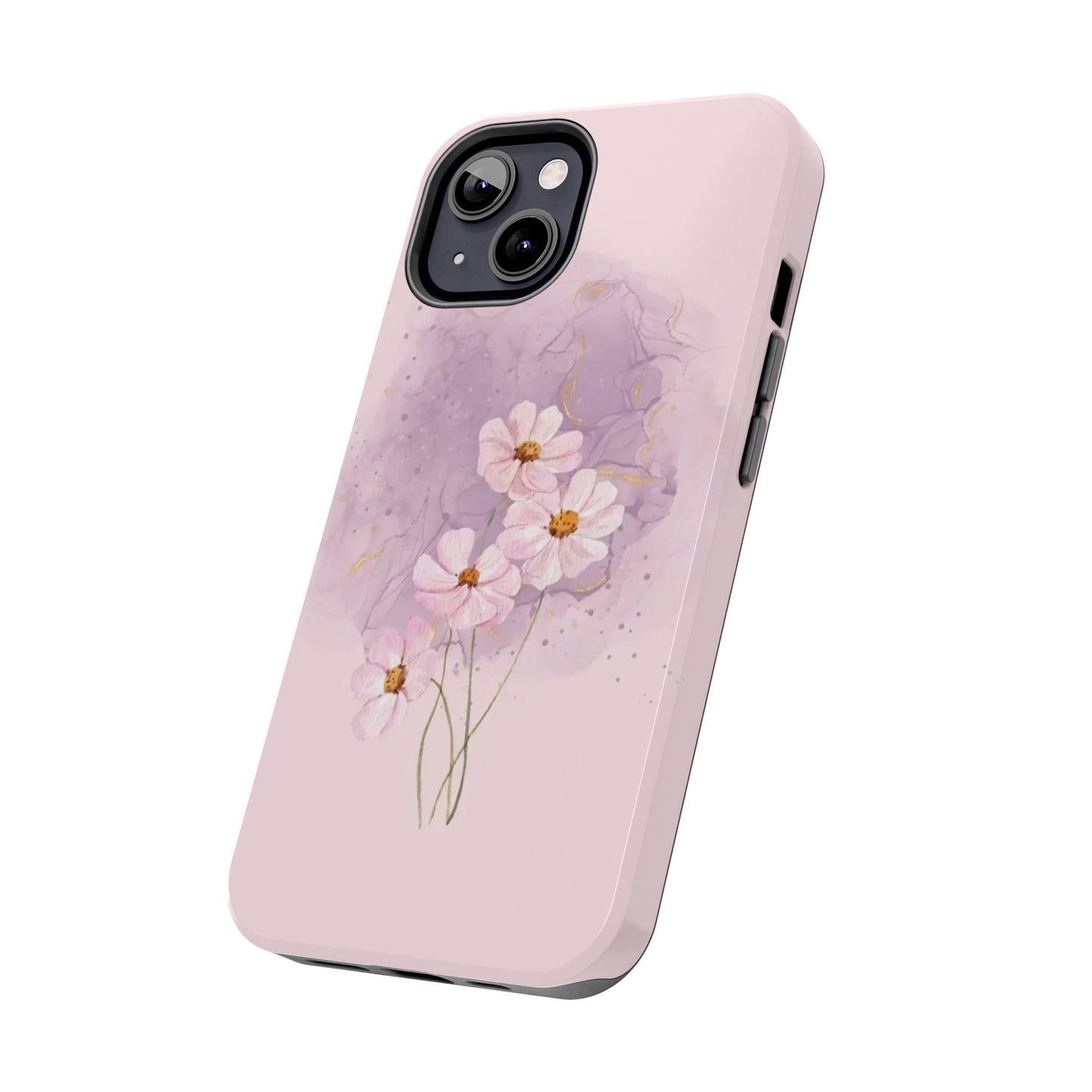 Floral Tough Phone Cases, Protective Phone Cover, Flower Design Case, Stylish Gift for Her, Mother’s Day, Birthday Present