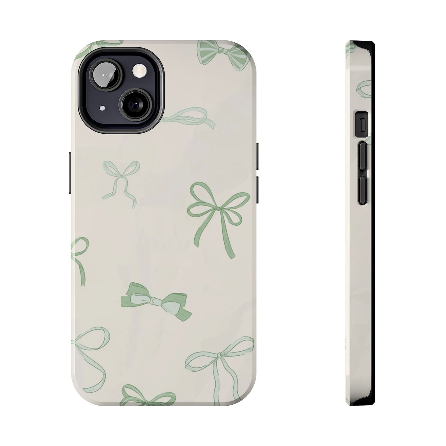 Delicate Bow Phone Cases, Floral Phone Covers, Cute Tech Accessories, Gift for Her, Pastel Aesthetic, Birthday Gifts