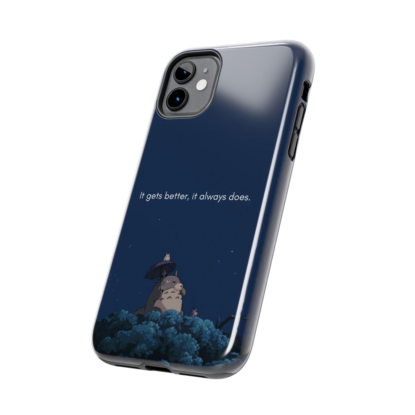 Motivational Tough Phone Cases, Anime-inspired Phone Case, Unique Gift for Friends, Phone Accessory, Encouraging Quote