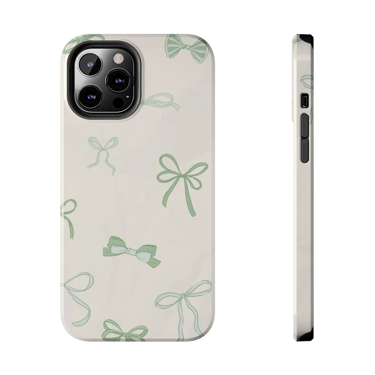 Delicate Bow Phone Cases, Floral Phone Covers, Cute Tech Accessories, Gift for Her, Pastel Aesthetic, Birthday Gifts