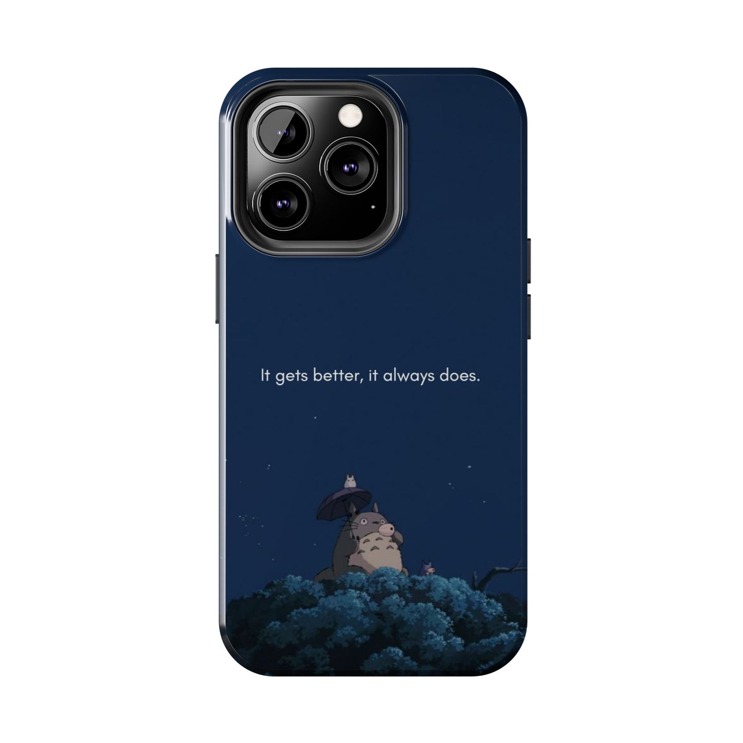 Motivational Tough Phone Cases, Anime-inspired Phone Case, Unique Gift for Friends, Phone Accessory, Encouraging Quote