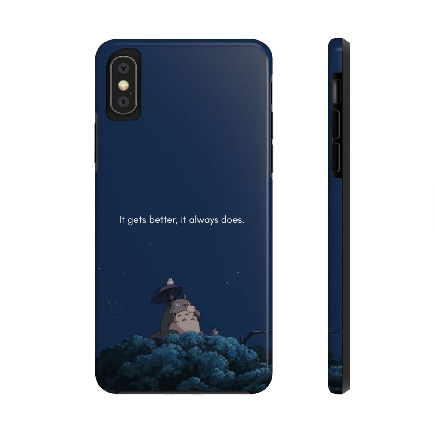 Motivational Tough Phone Cases, Anime-inspired Phone Case, Unique Gift for Friends, Phone Accessory, Encouraging Quote