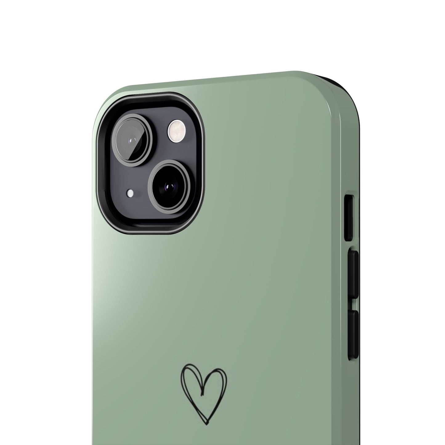 Stylish Tough Phone Cases with Heart Design, Cute Mobile Covers, Unique Gifts for Him/Her, Durable Accessories, Birthday/Friends/Valentine's