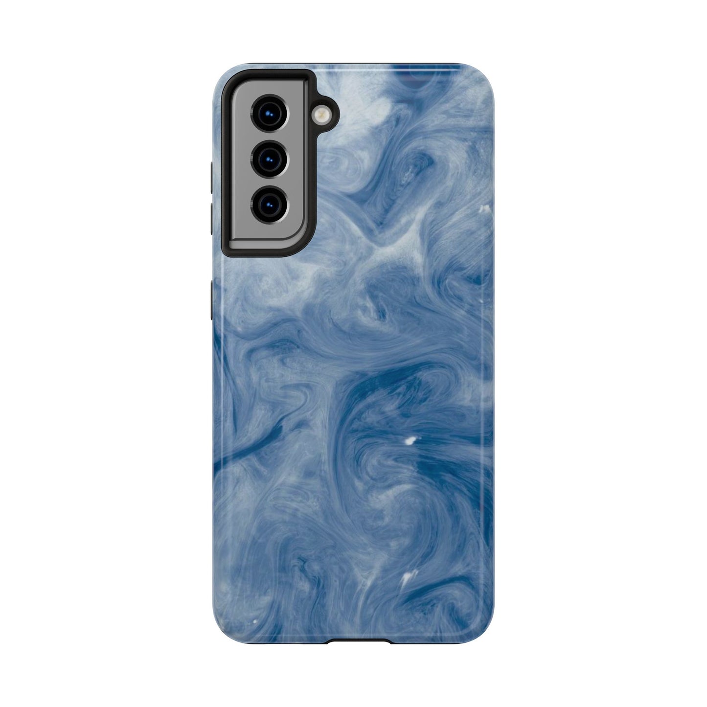 Marble Blue Tough Phone Cases, Phone Protection, Unique Design, Fashion Accessory, Gift for Her, Trendy Smartphone Cover