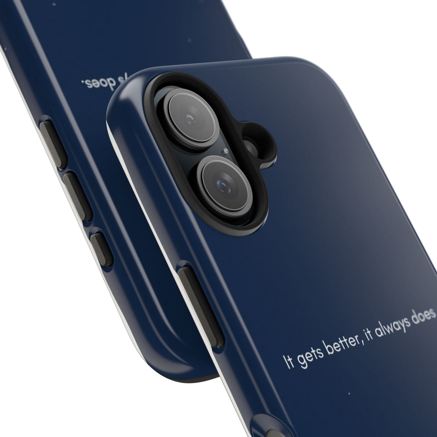Motivational Tough Phone Cases, Anime-inspired Phone Case, Unique Gift for Friends, Phone Accessory, Encouraging Quote
