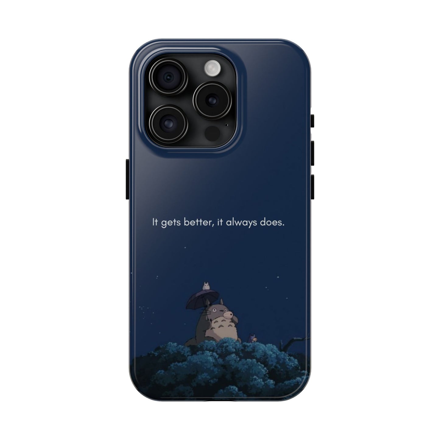 Motivational Tough Phone Cases, Anime-inspired Phone Case, Unique Gift for Friends, Phone Accessory, Encouraging Quote