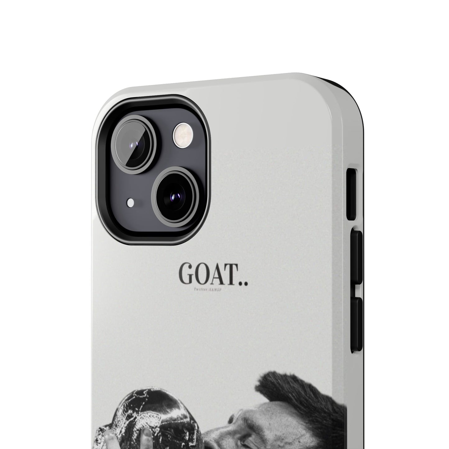 Soccer GOAT Phone Case, Tough Phone Case, Sports Accessory, Gift for Soccer Fans, Mens Birthday Gift, Unique Phone Cover