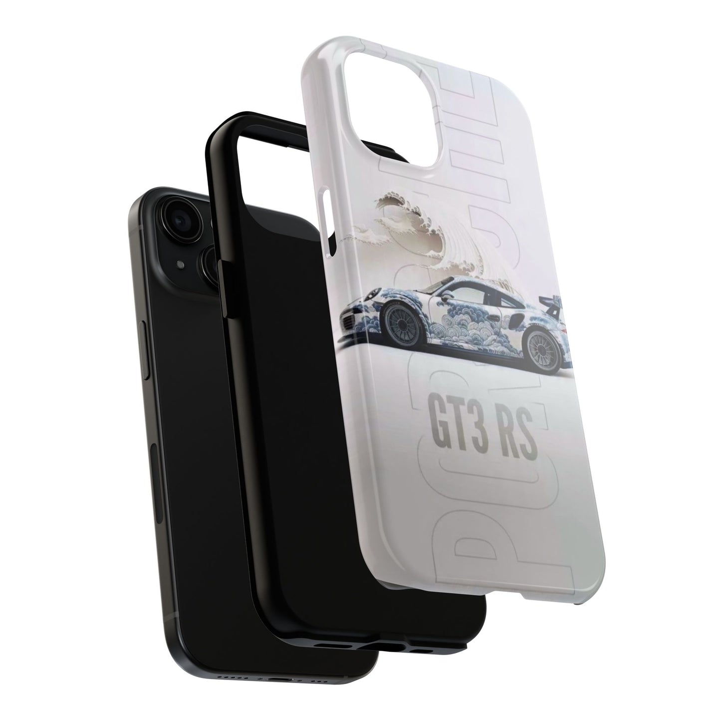 Porsche GT3 RS Tough Phone Case, Durable Phone Cover, Automotive Enthusiast Gift, Car Lover Accessory, Racing-Themed Protection