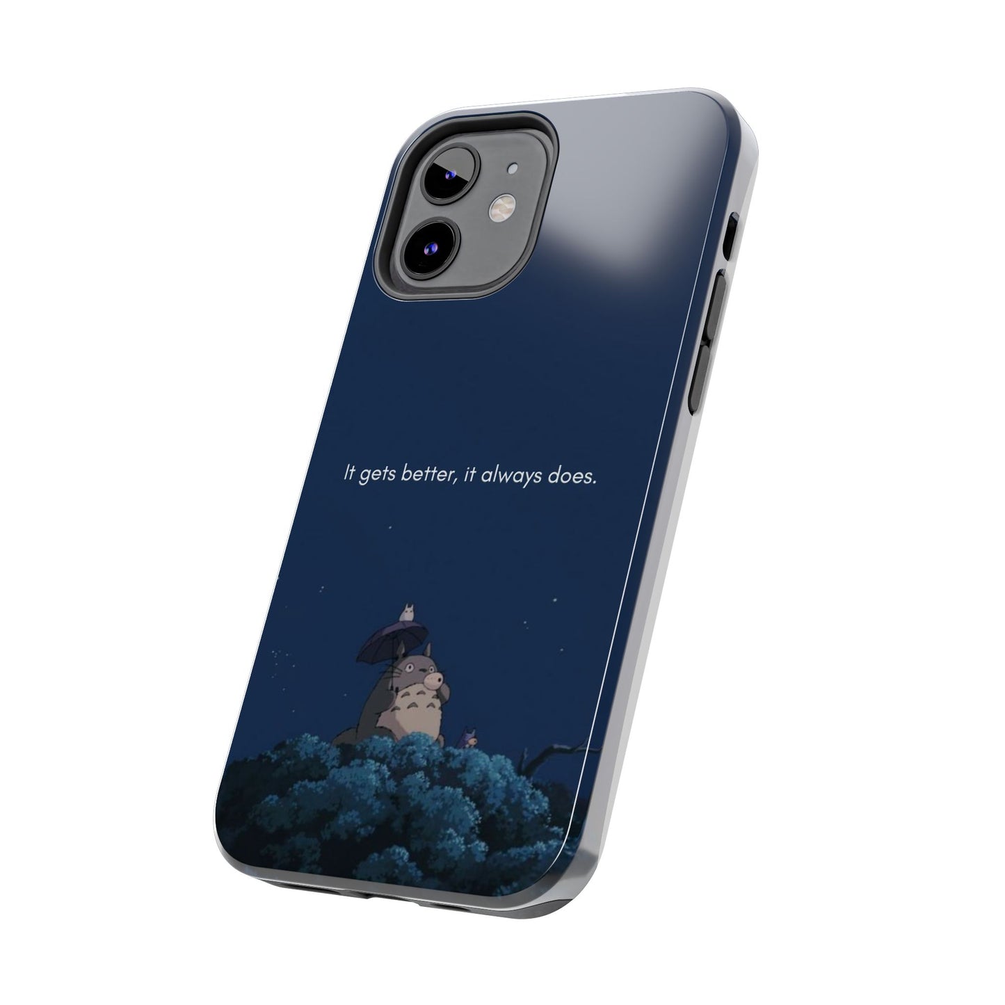 Motivational Tough Phone Cases, Anime-inspired Phone Case, Unique Gift for Friends, Phone Accessory, Encouraging Quote