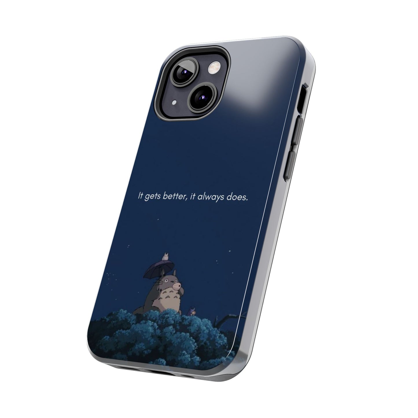 Motivational Tough Phone Cases, Anime-inspired Phone Case, Unique Gift for Friends, Phone Accessory, Encouraging Quote