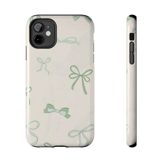 Delicate Bow Phone Cases, Floral Phone Covers, Cute Tech Accessories, Gift for Her, Pastel Aesthetic, Birthday Gifts