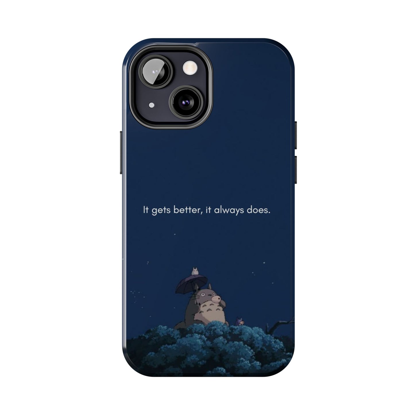 Motivational Tough Phone Cases, Anime-inspired Phone Case, Unique Gift for Friends, Phone Accessory, Encouraging Quote