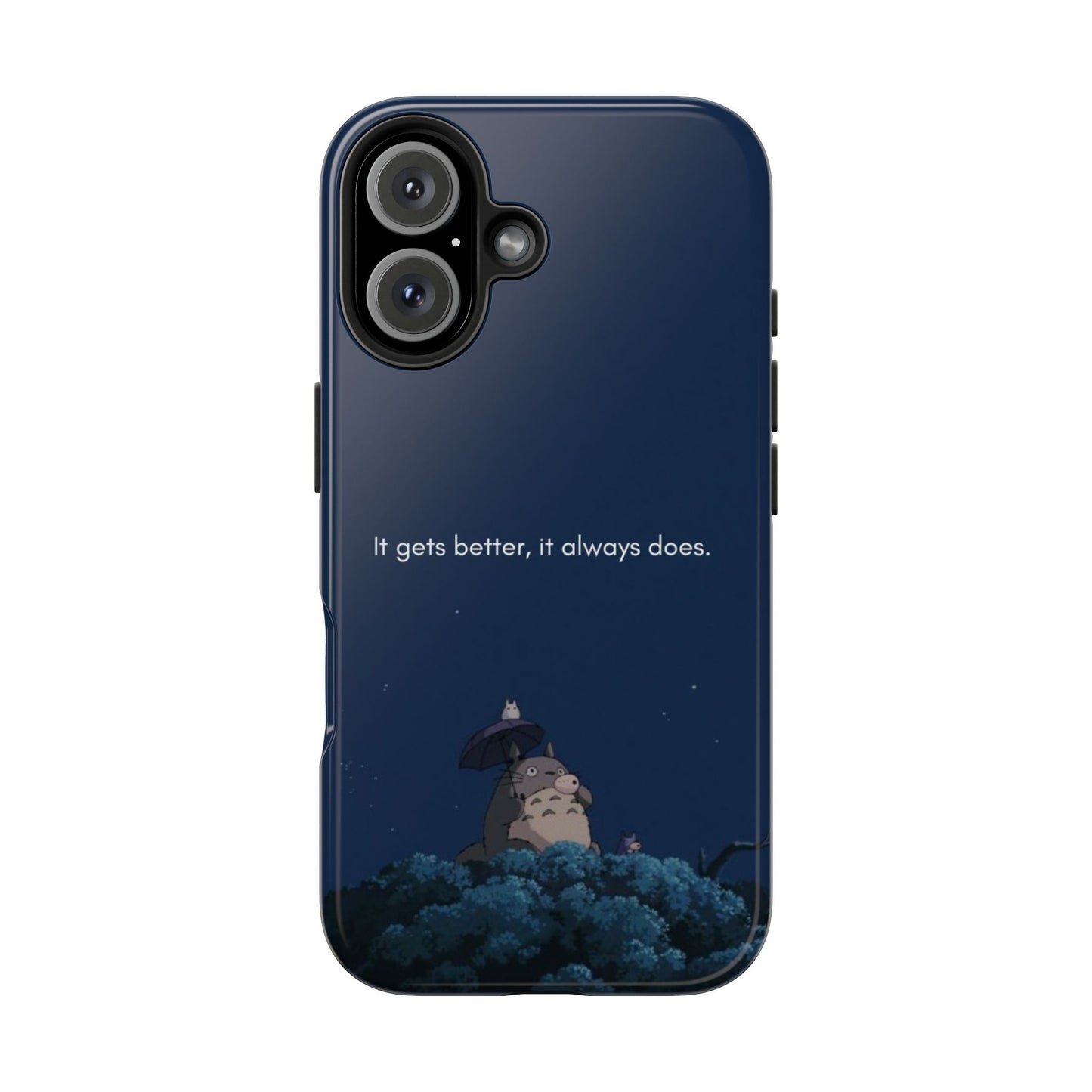 Motivational Tough Phone Cases, Anime-inspired Phone Case, Unique Gift for Friends, Phone Accessory, Encouraging Quote