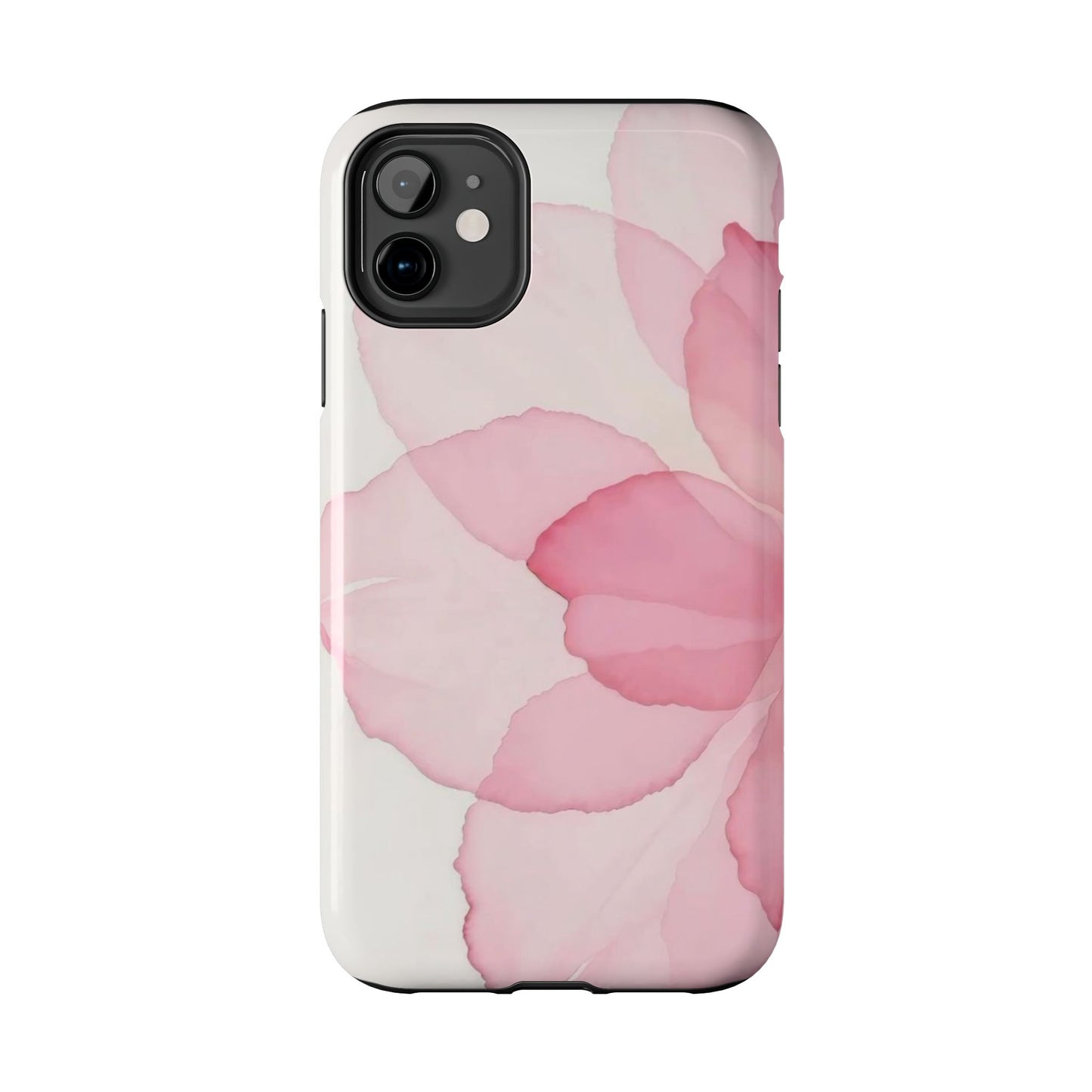 Floral Tough Phone Cases, Durable Phone Cover, Pink Flower Design, Gift for Her, Elegant Phone Accessory, Protect Your Phone
