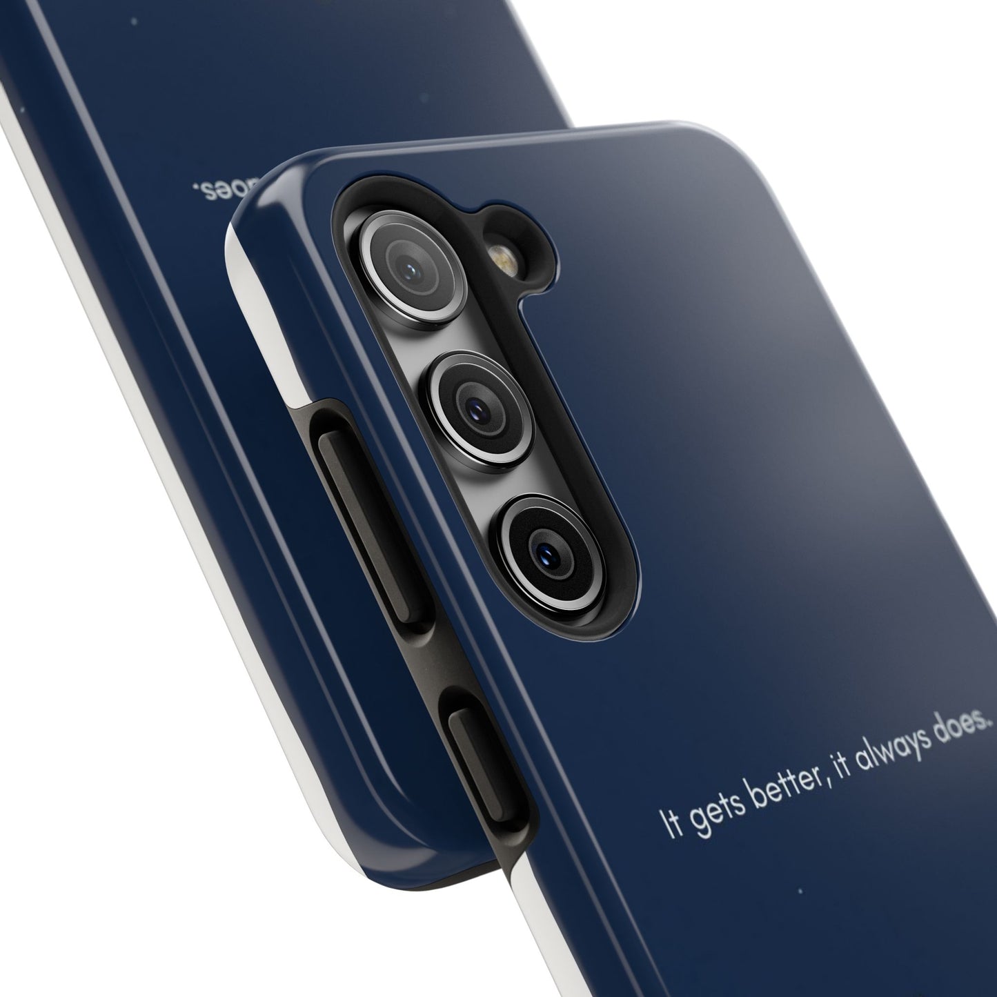 Motivational Tough Phone Cases, Anime-inspired Phone Case, Unique Gift for Friends, Phone Accessory, Encouraging Quote