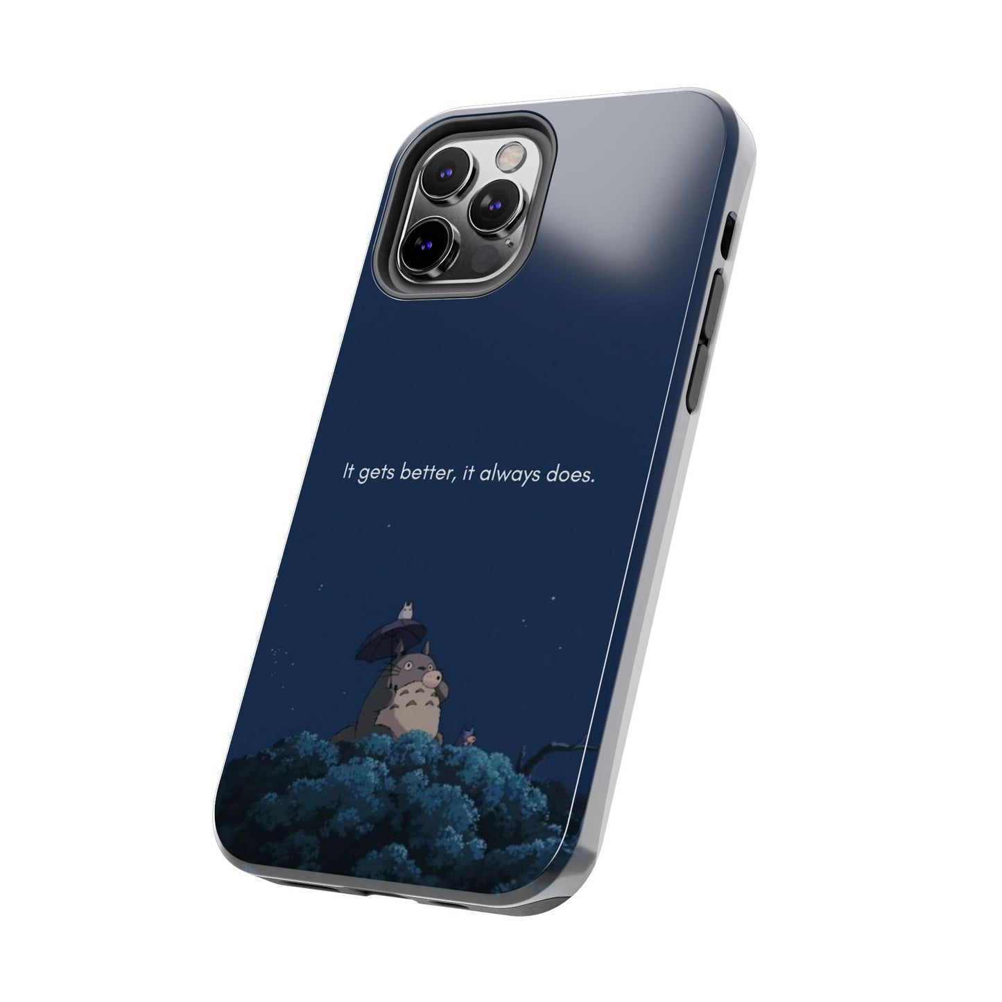 Motivational Tough Phone Cases, Anime-inspired Phone Case, Unique Gift for Friends, Phone Accessory, Encouraging Quote