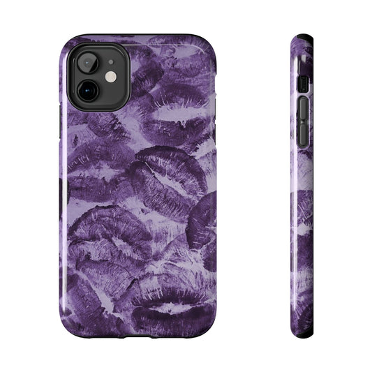 Purple Kiss Phone Case, Tough Case for iPhone & Samsung, Chic Gift for Friends, Stylish Protection, Trendy Phone Accessories