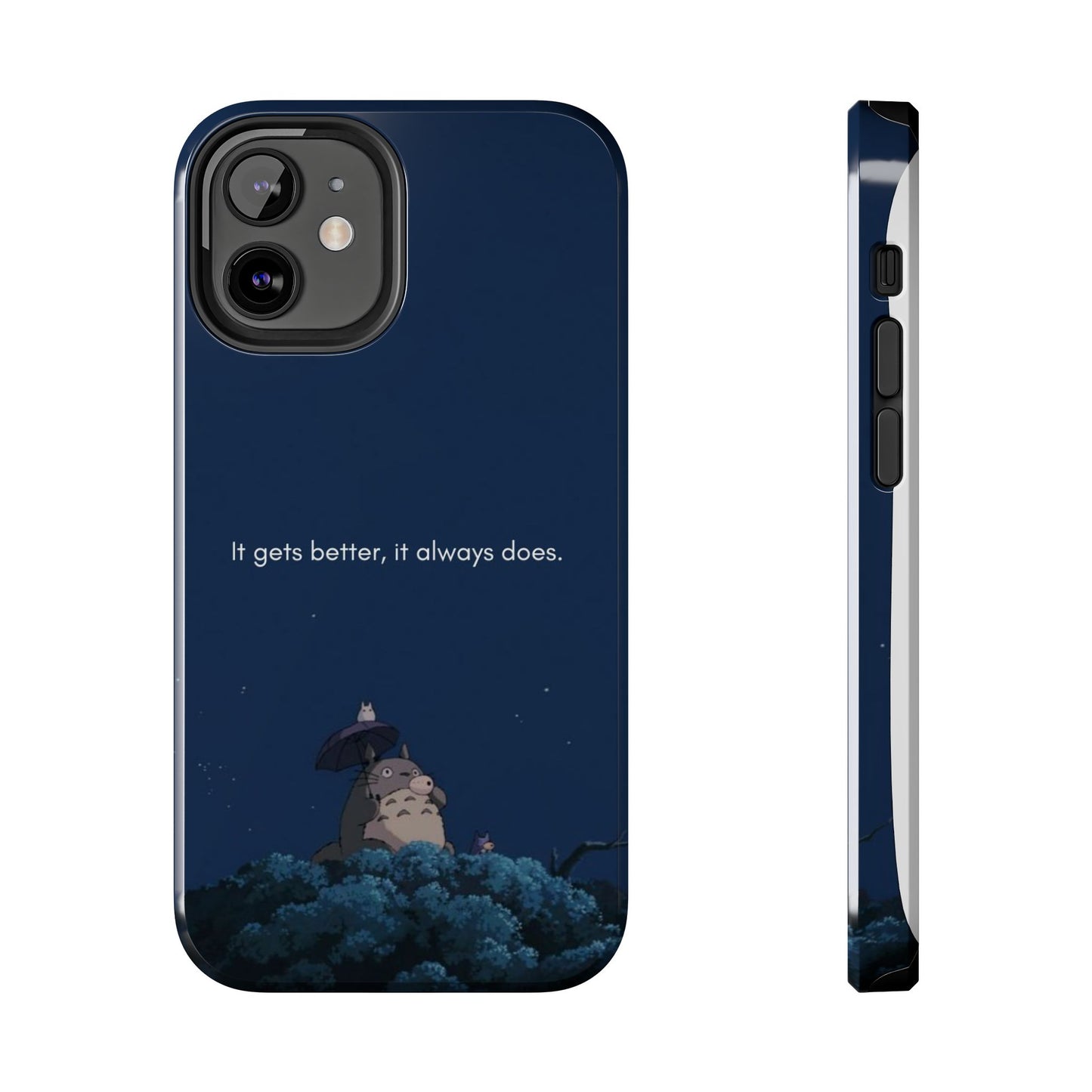 Motivational Tough Phone Cases, Anime-inspired Phone Case, Unique Gift for Friends, Phone Accessory, Encouraging Quote