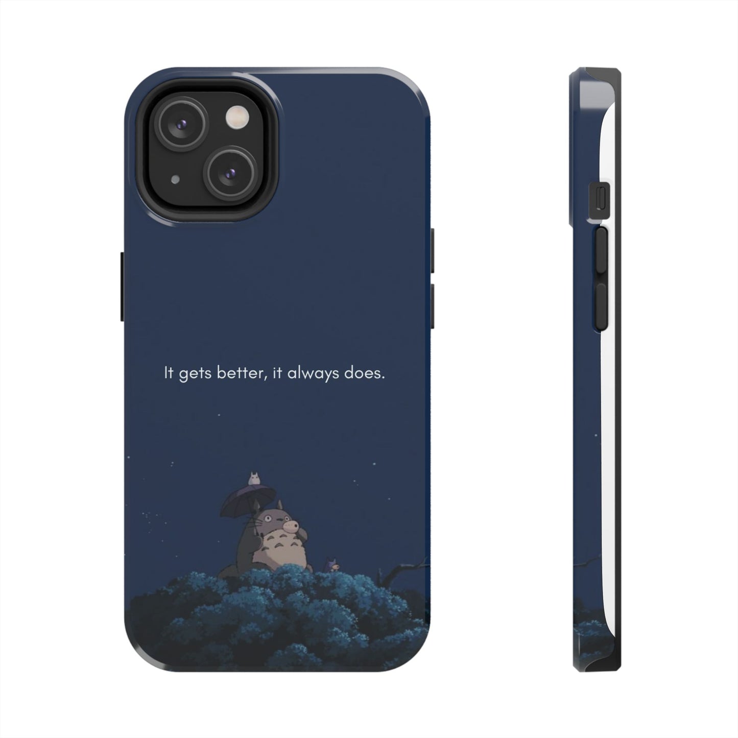 Motivational Tough Phone Cases, Anime-inspired Phone Case, Unique Gift for Friends, Phone Accessory, Encouraging Quote