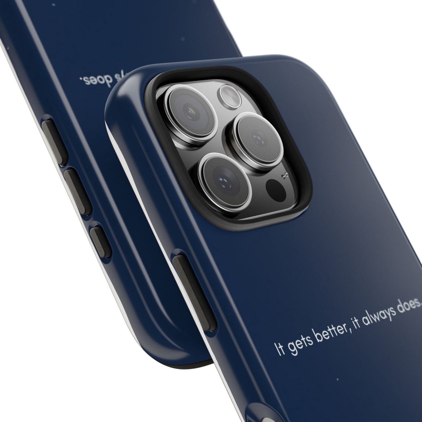 Motivational Tough Phone Cases, Anime-inspired Phone Case, Unique Gift for Friends, Phone Accessory, Encouraging Quote