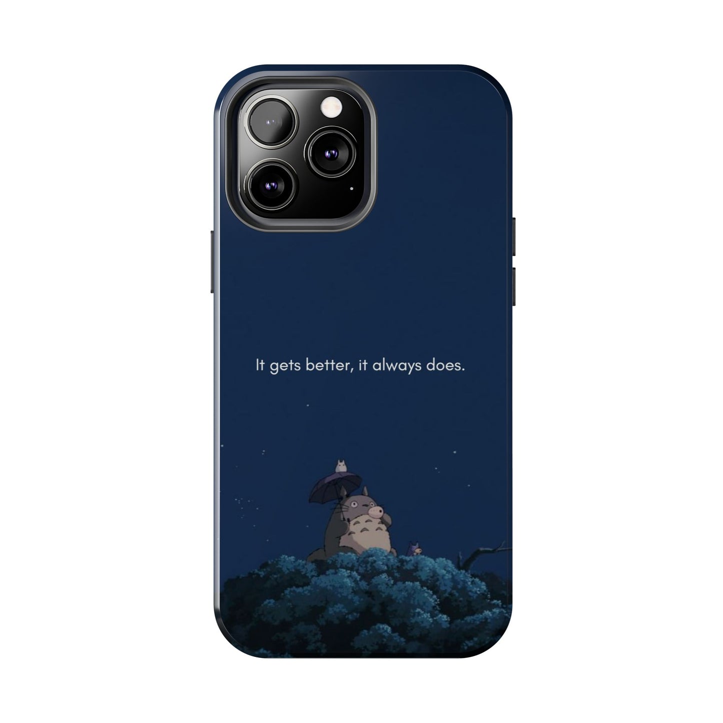 Motivational Tough Phone Cases, Anime-inspired Phone Case, Unique Gift for Friends, Phone Accessory, Encouraging Quote