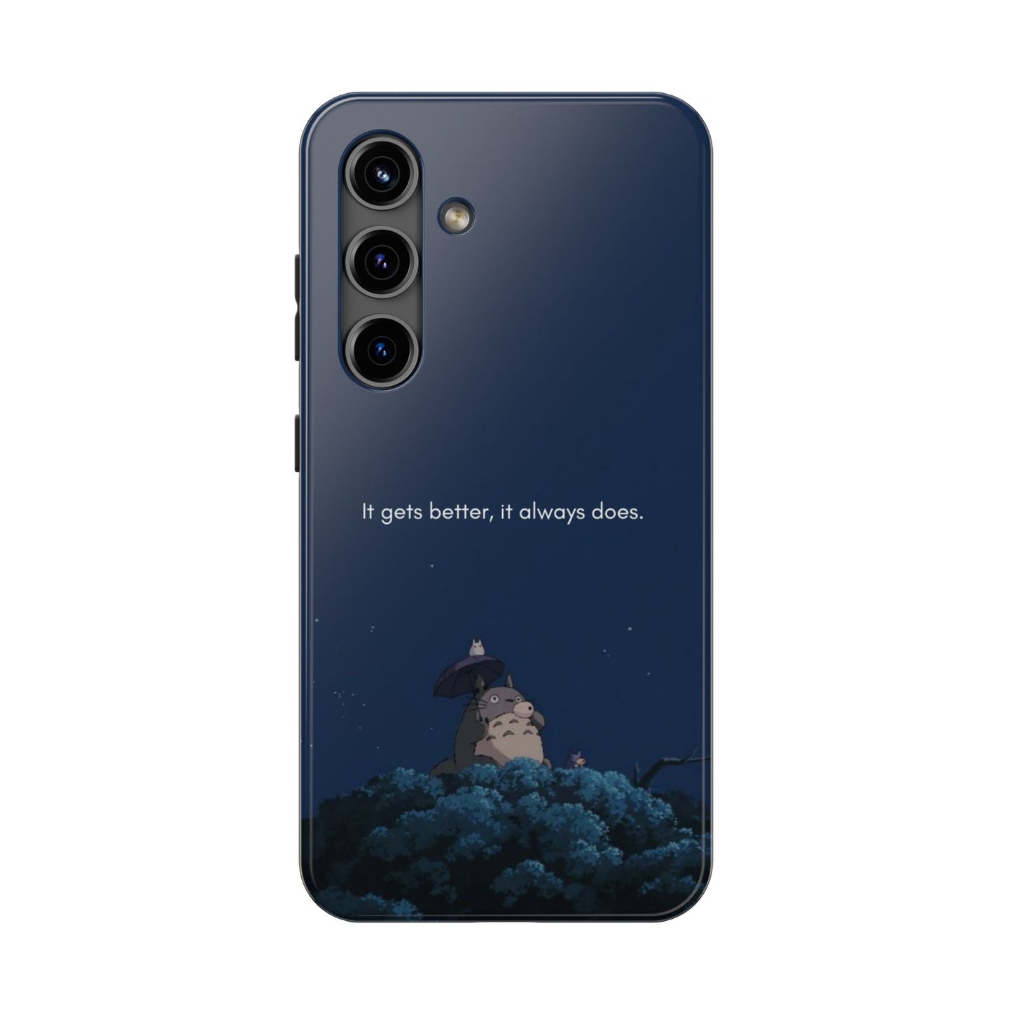 Motivational Tough Phone Cases, Anime-inspired Phone Case, Unique Gift for Friends, Phone Accessory, Encouraging Quote