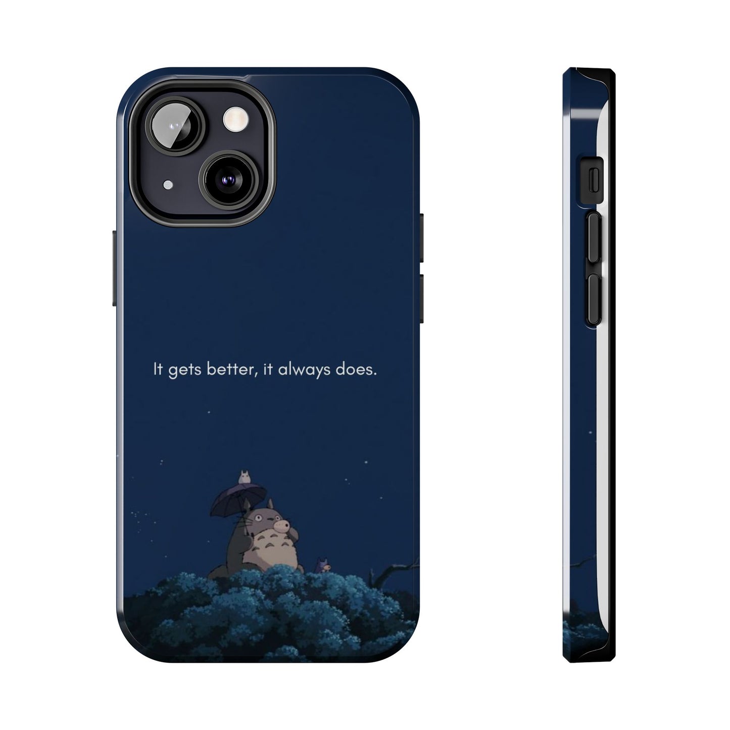 Motivational Tough Phone Cases, Anime-inspired Phone Case, Unique Gift for Friends, Phone Accessory, Encouraging Quote