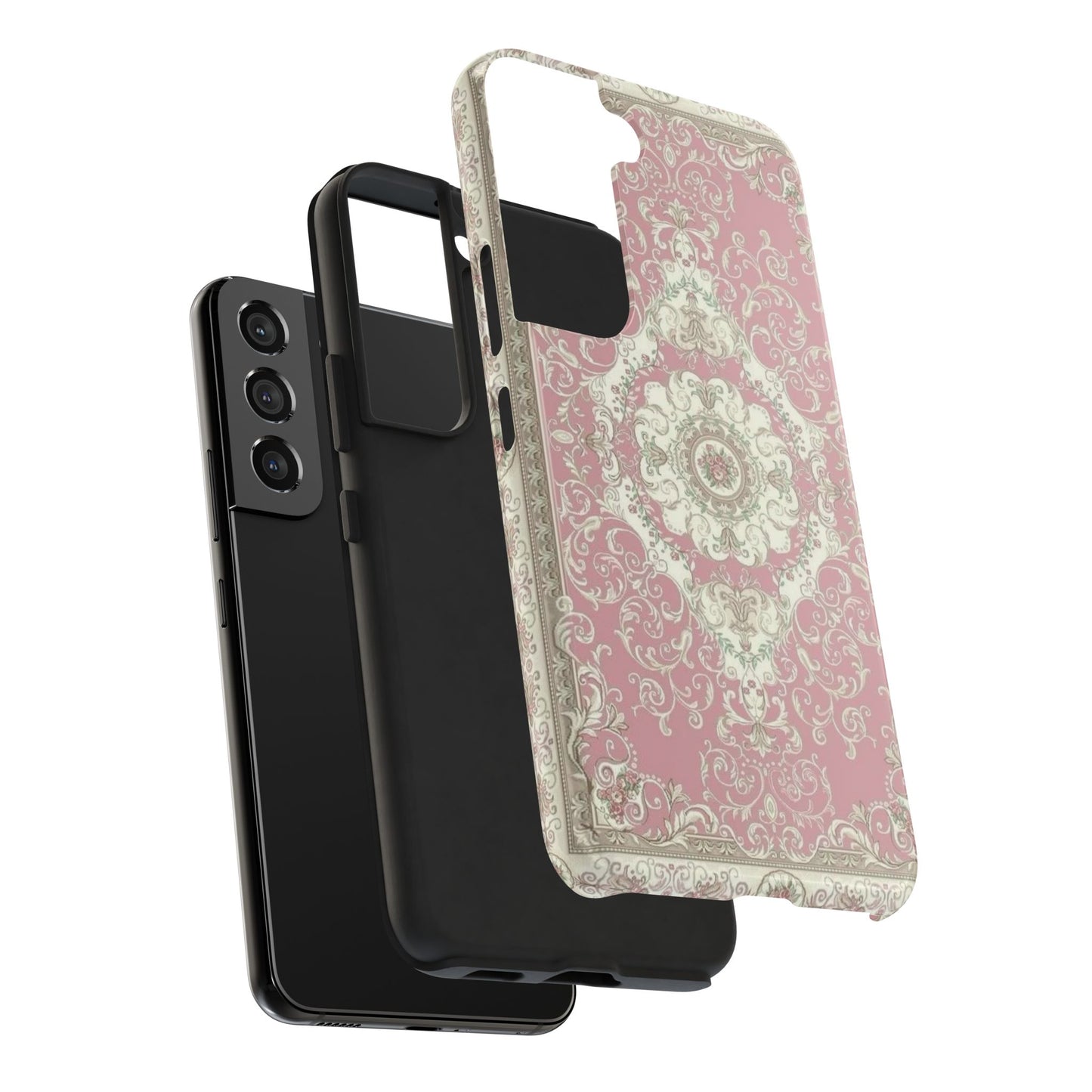 Elegant Floral Tough Phone Cases, Stylish Phone Covers, Durable Tech Accessories, Decorative Phone Protection, Trendy Gift for Her