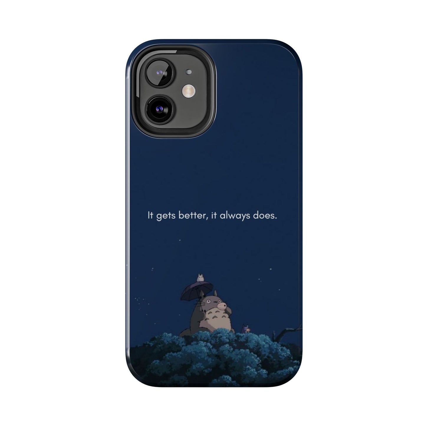 Motivational Tough Phone Cases, Anime-inspired Phone Case, Unique Gift for Friends, Phone Accessory, Encouraging Quote