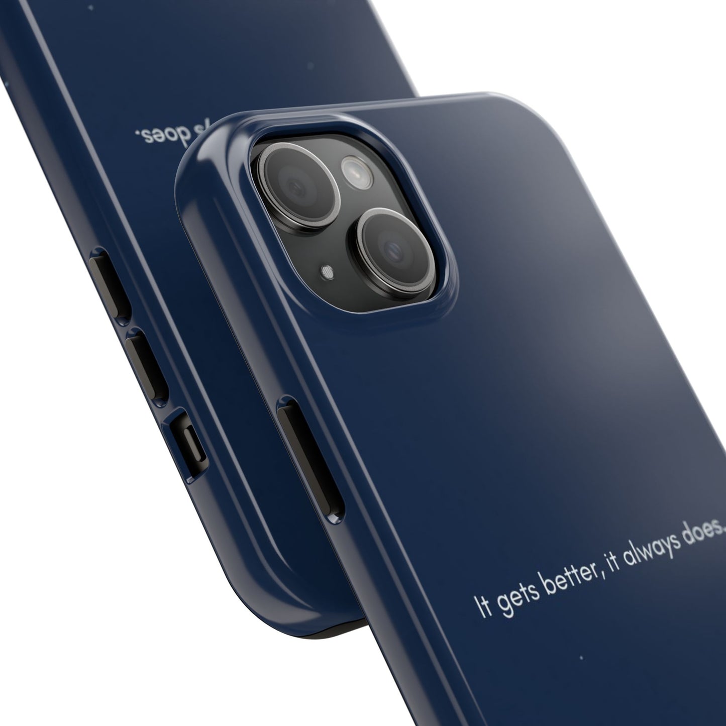 Motivational Tough Phone Cases, Anime-inspired Phone Case, Unique Gift for Friends, Phone Accessory, Encouraging Quote