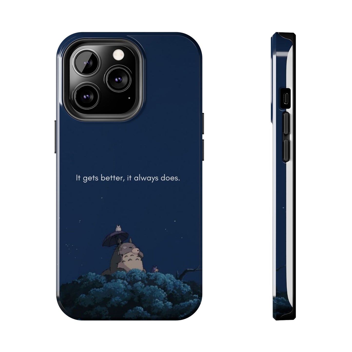 Motivational Tough Phone Cases, Anime-inspired Phone Case, Unique Gift for Friends, Phone Accessory, Encouraging Quote