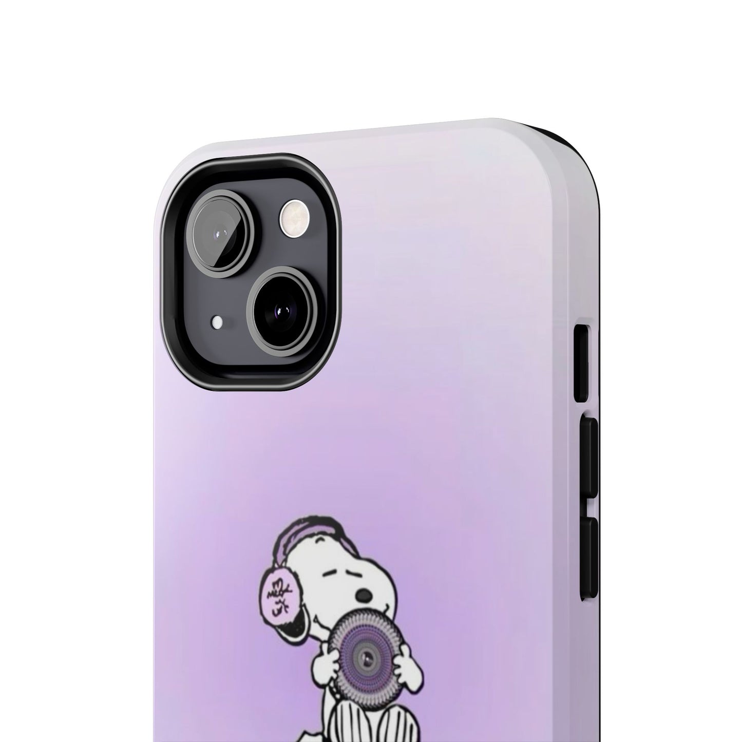 Snoopy Music Lover Phone Case, Cute Tough Phone Case, Gifts for Music Lovers, Cartoon Phone Covers, Vibrant Phone Accessories