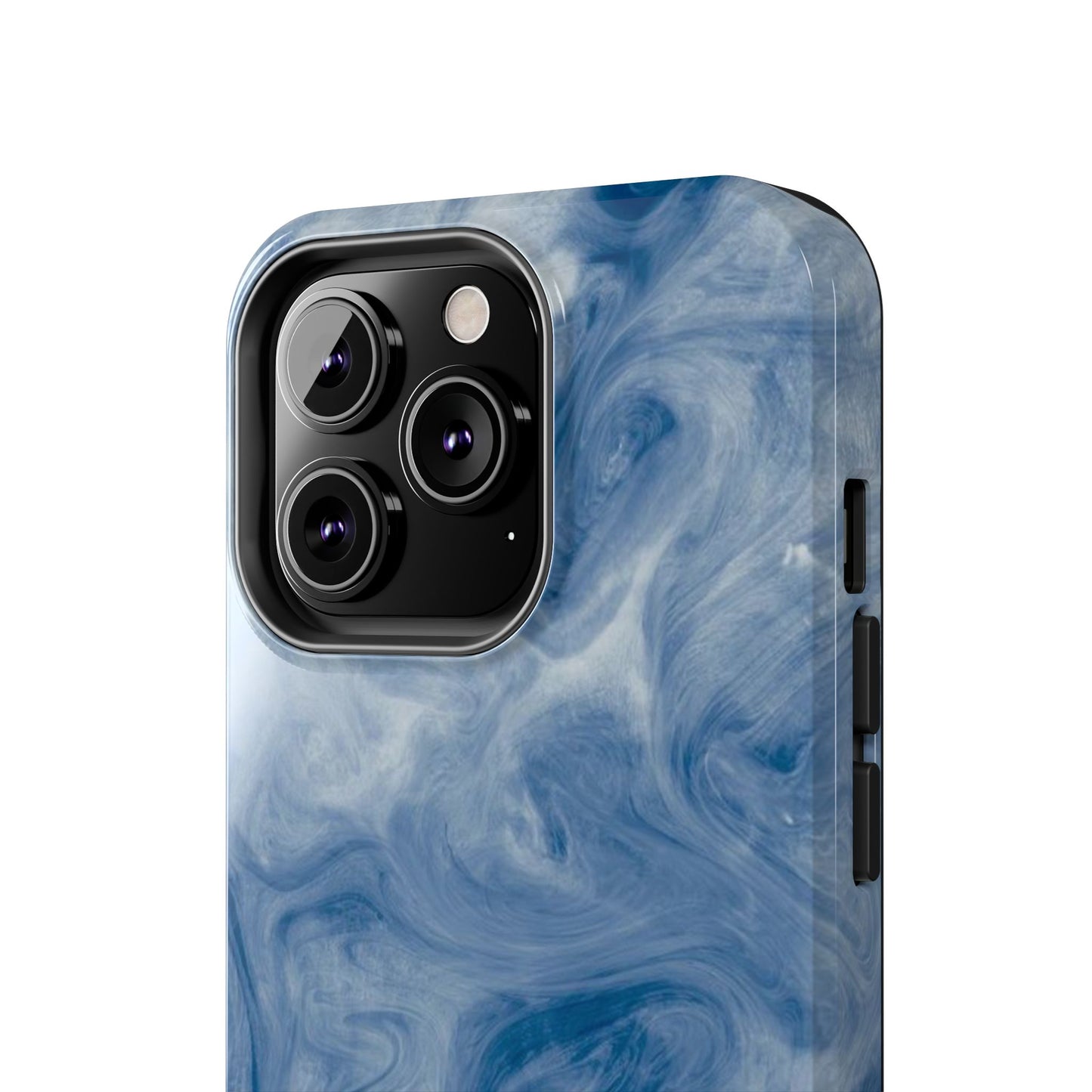 Marble Blue Tough Phone Cases, Phone Protection, Unique Design, Fashion Accessory, Gift for Her, Trendy Smartphone Cover