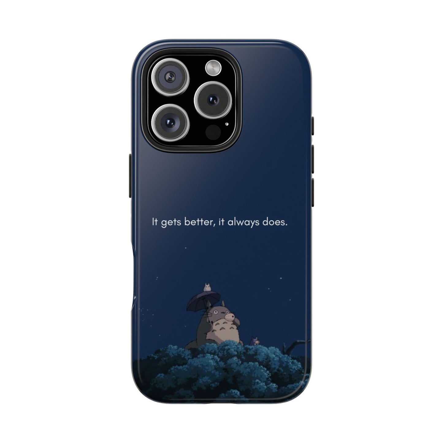 Motivational Tough Phone Cases, Anime-inspired Phone Case, Unique Gift for Friends, Phone Accessory, Encouraging Quote