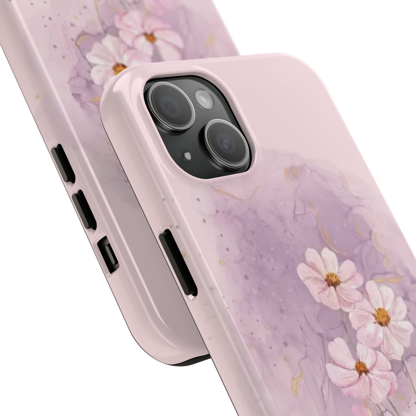 Floral Tough Phone Cases, Protective Phone Cover, Flower Design Case, Stylish Gift for Her, Mother’s Day, Birthday Present