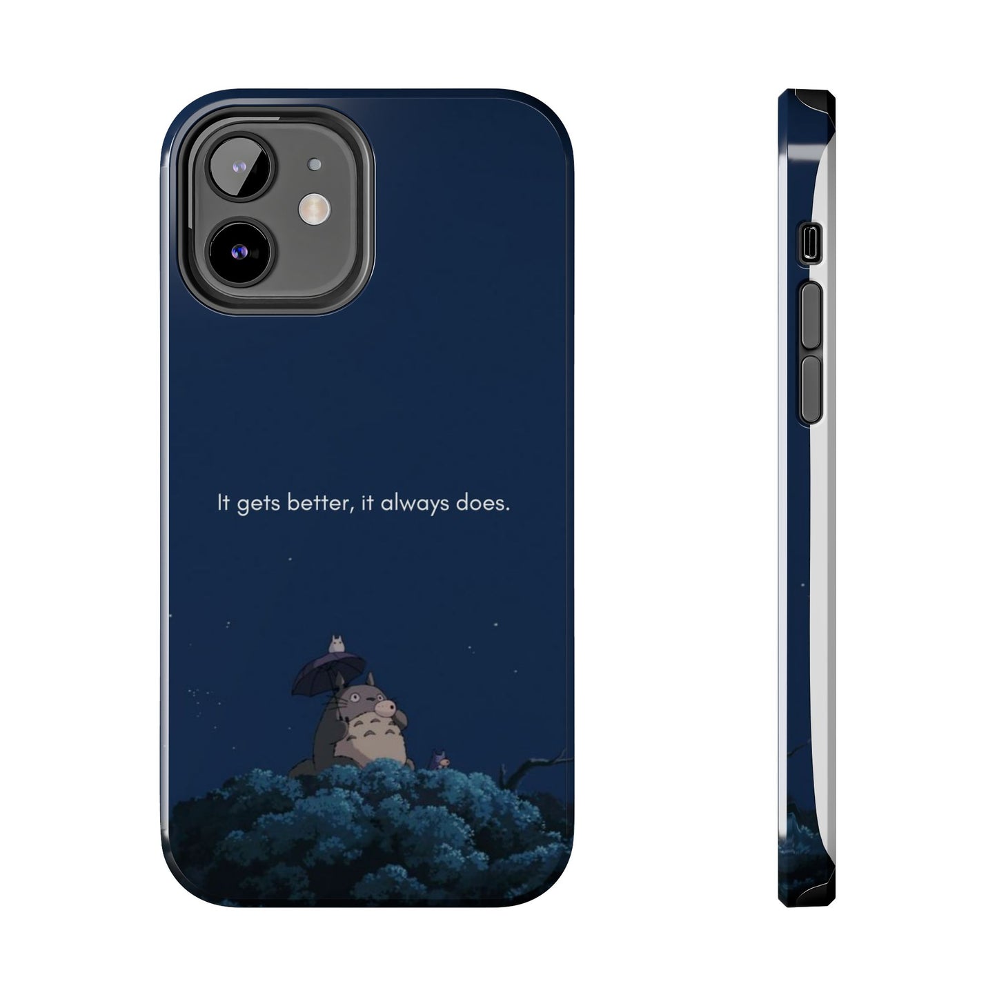 Motivational Tough Phone Cases, Anime-inspired Phone Case, Unique Gift for Friends, Phone Accessory, Encouraging Quote