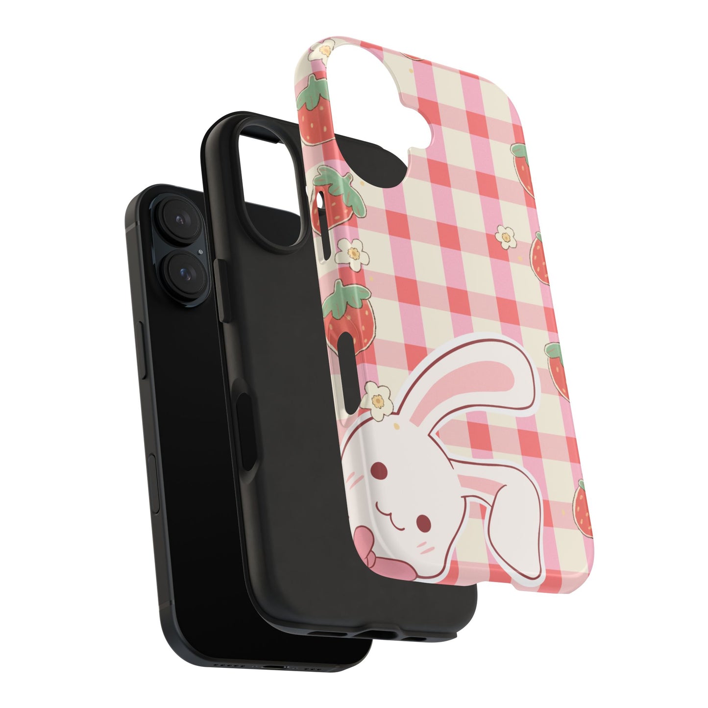 Cute Strawberry Bunny Phone Case