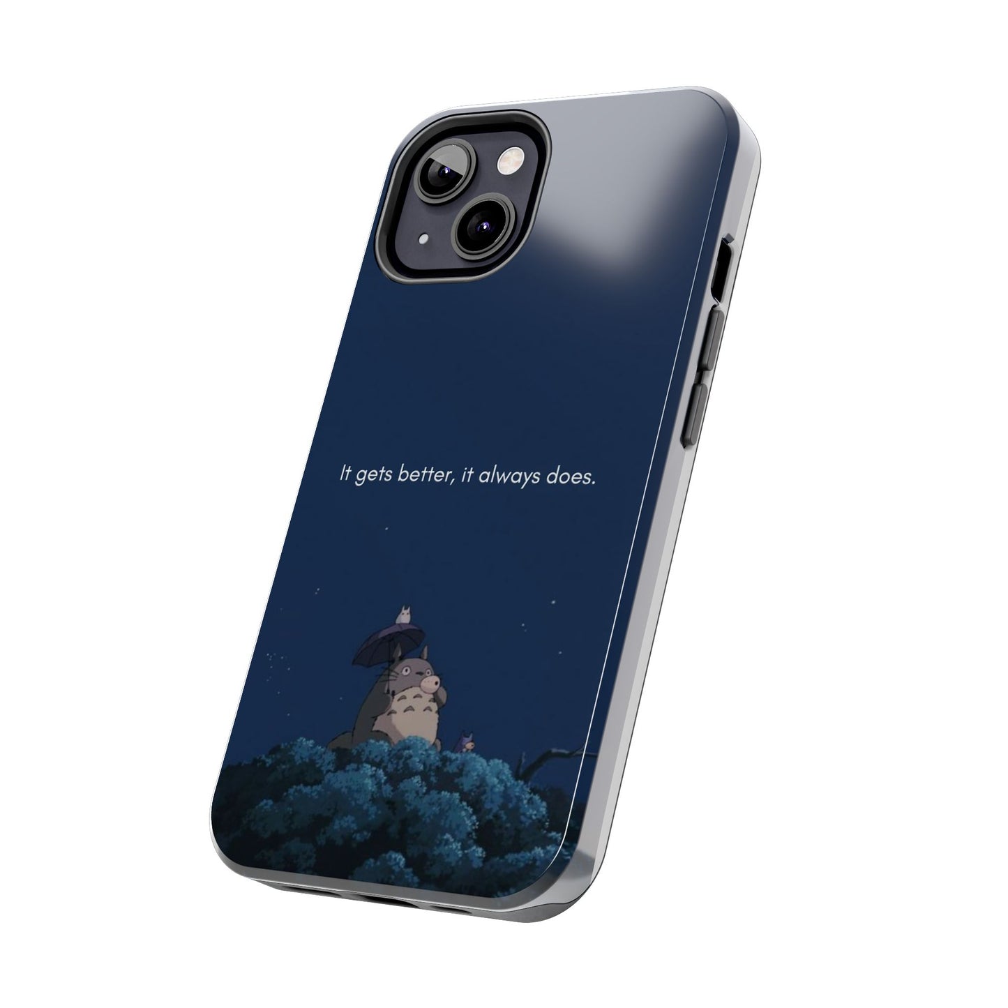 Motivational Tough Phone Cases, Anime-inspired Phone Case, Unique Gift for Friends, Phone Accessory, Encouraging Quote