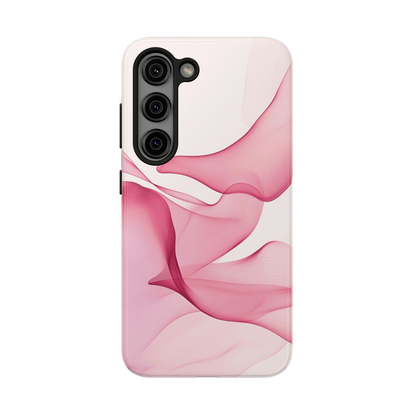 Elegant Tough Phone Cases | Stylish Shockproof Covers for Women | Trendy Gift for Birthdays, Holidays, or Any Occasion, Pink Flow Design