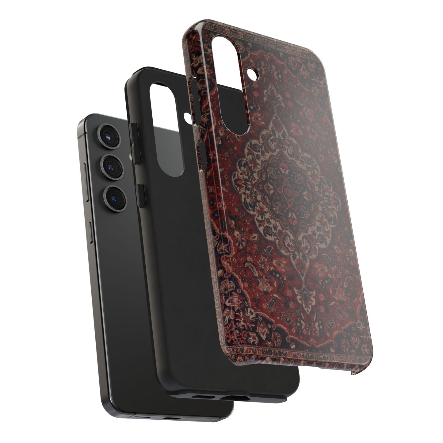 Bohemian Rug Pattern Tough Phone Case, Boho Chic Accessory, Stylish Phone Protection, Unique Gift Idea, Trendy Tech Gear