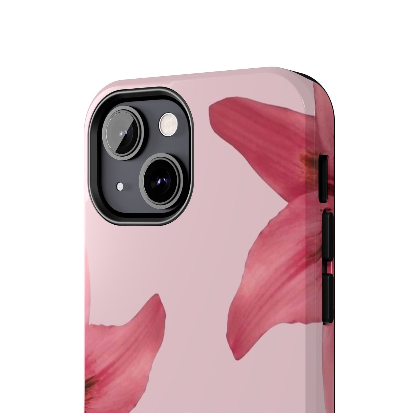 Stylish Floral Phone Case - Tough & Durable, Pink Lily Design, Perfect for Flower Lovers, Gift for Her, Seasonal Accessory, Phone Protection