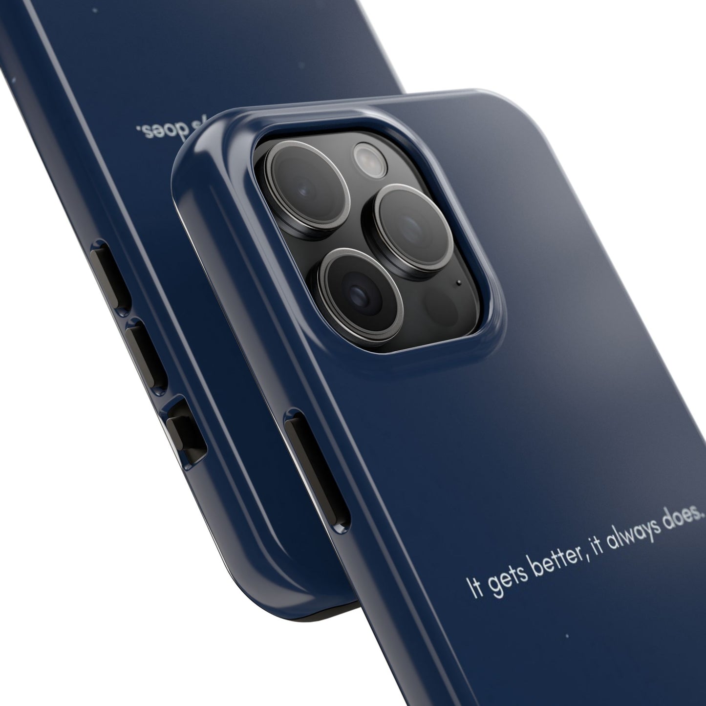 Motivational Tough Phone Cases, Anime-inspired Phone Case, Unique Gift for Friends, Phone Accessory, Encouraging Quote