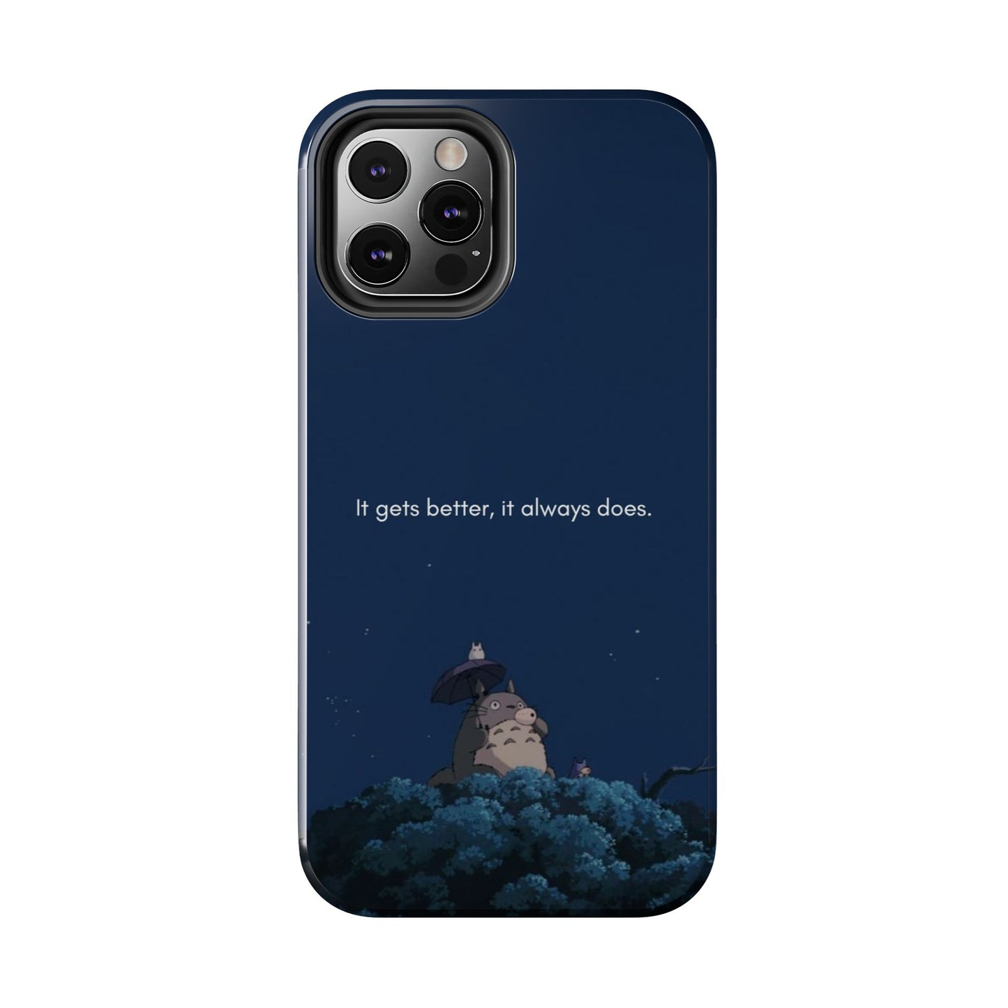 Motivational Tough Phone Cases, Anime-inspired Phone Case, Unique Gift for Friends, Phone Accessory, Encouraging Quote