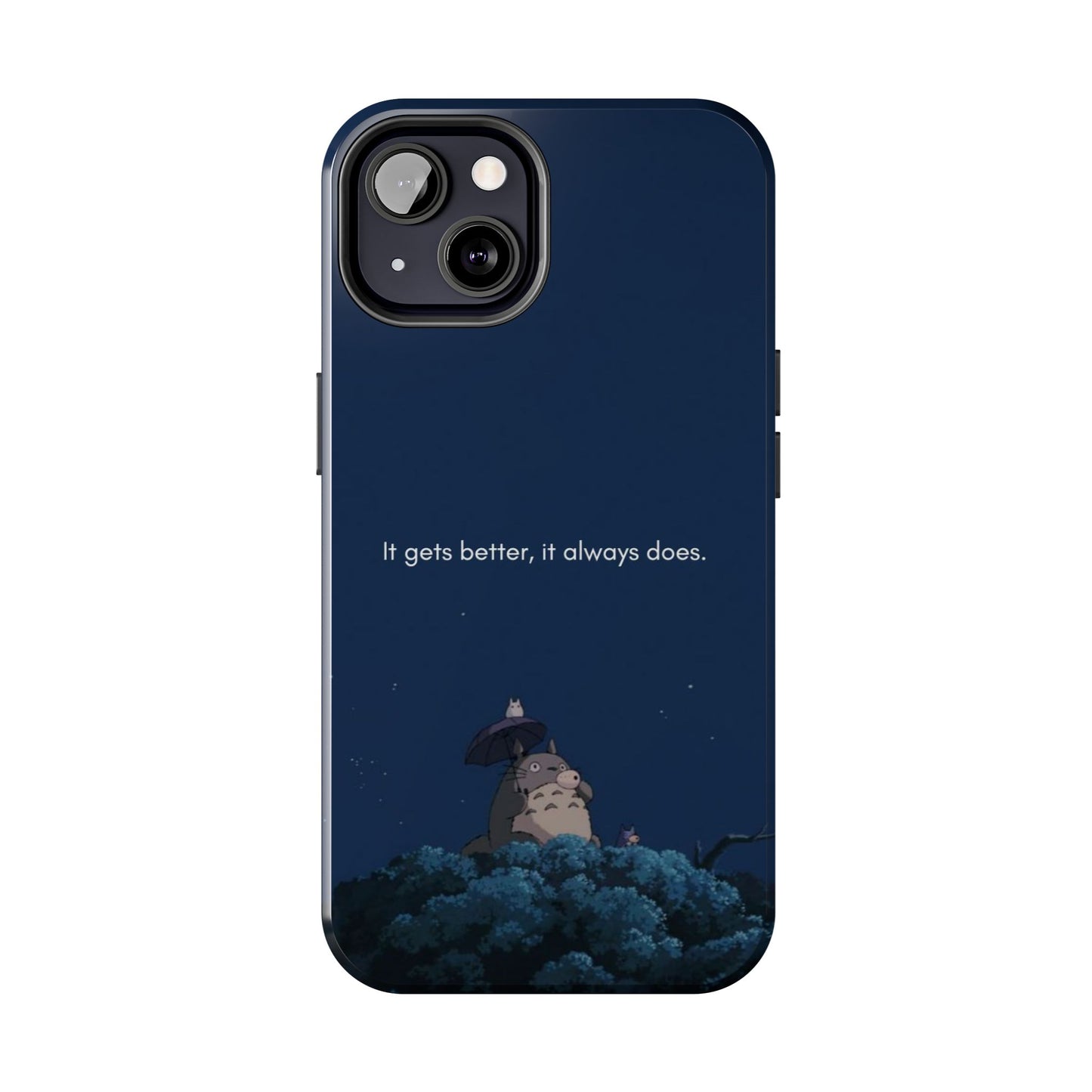 Motivational Tough Phone Cases, Anime-inspired Phone Case, Unique Gift for Friends, Phone Accessory, Encouraging Quote