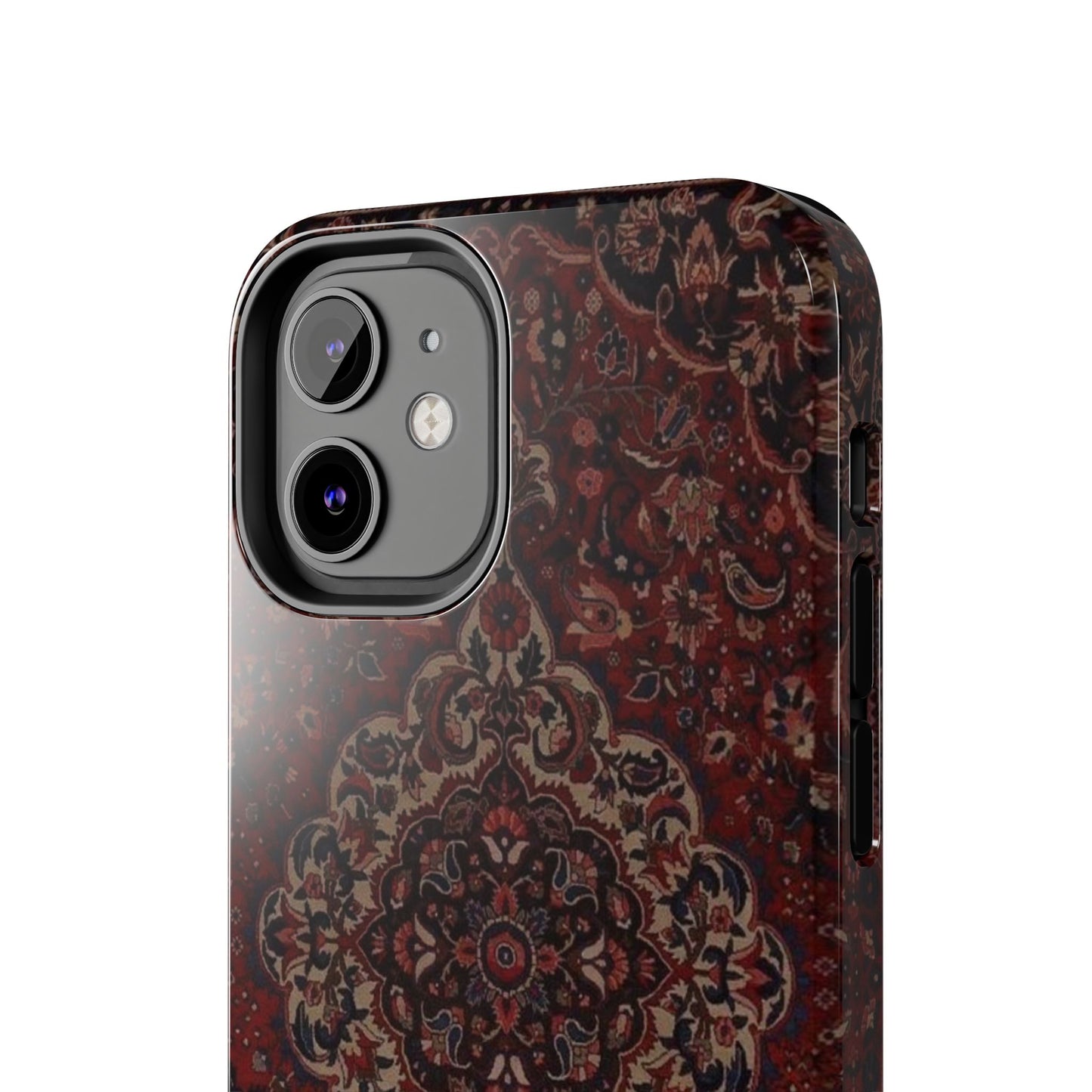 Bohemian Rug Pattern Tough Phone Case, Boho Chic Accessory, Stylish Phone Protection, Unique Gift Idea, Trendy Tech Gear