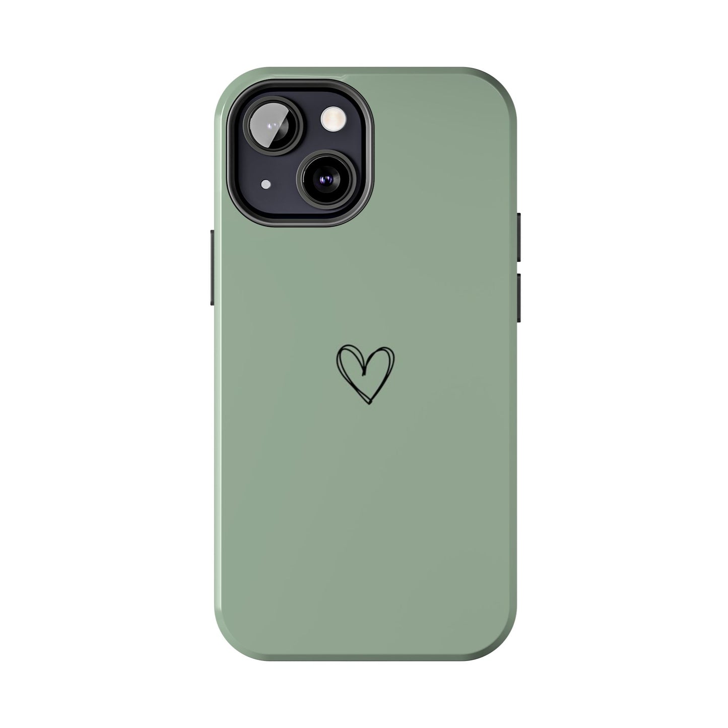 Stylish Tough Phone Cases with Heart Design, Cute Mobile Covers, Unique Gifts for Him/Her, Durable Accessories, Birthday/Friends/Valentine's